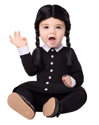 Baby Wednesday Addams Costume The Addams Family
