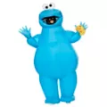 Adult Cookie Monster Inflatable Costume - Sesame Street at Spirit Halloween
