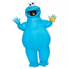 Adult Cookie Monster Inflatable Costume - Sesame Street at Spirit Halloween