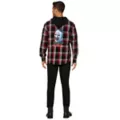 Adult Art the Clown Hooded Flannel - Terrifier at Spencer's