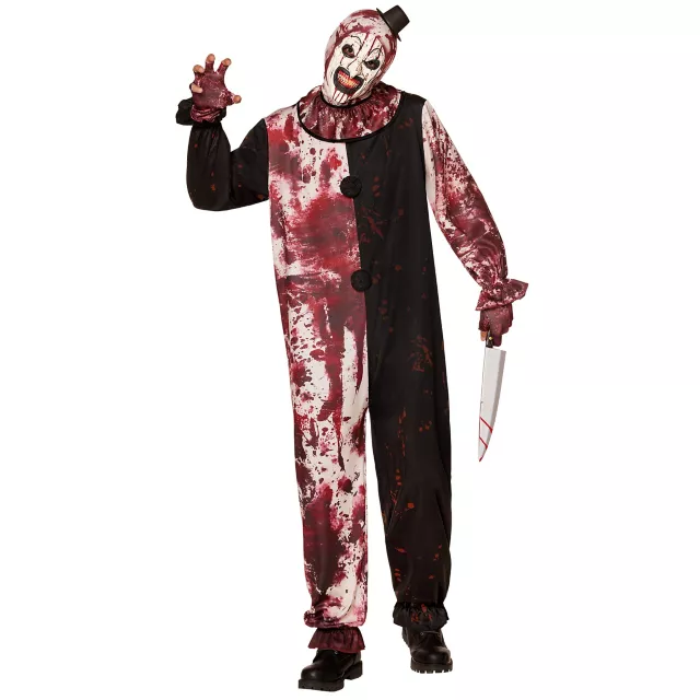 Twisted Clown Mask Adult Red Twisted Clown Mask Adult Red