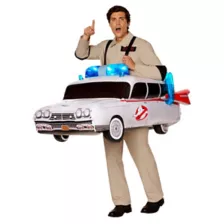 Adult Light-Up Ecto-1 Inflatable Ride-Along Costume - Ghostbusters at Spirit Halloween