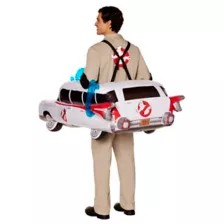 Adult Light-Up Ecto-1 Inflatable Ride-Along Costume - Ghostbusters at Spirit Halloween