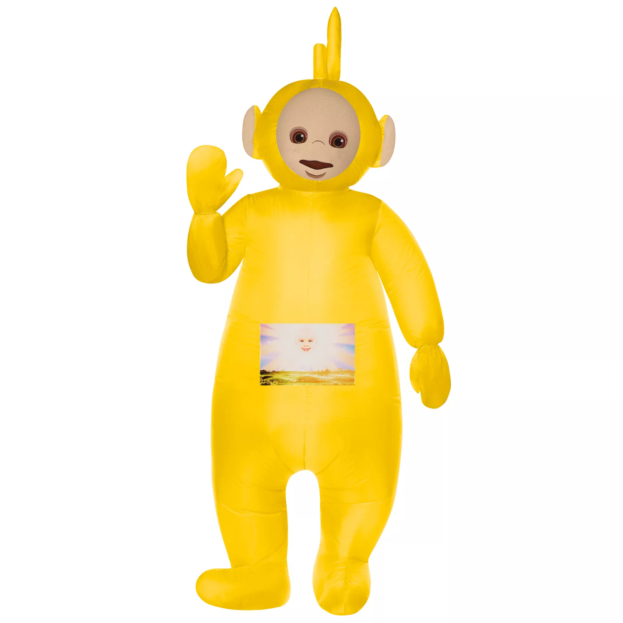 Adult Laa Laa Inflatable Costume - Teletubbies at Spirit Halloween