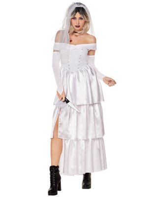 Adult Tiffany Wedding Dress Costume - Bride of Chucky