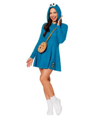 Adult Cookie Monster Dress Costume - Sesame Street