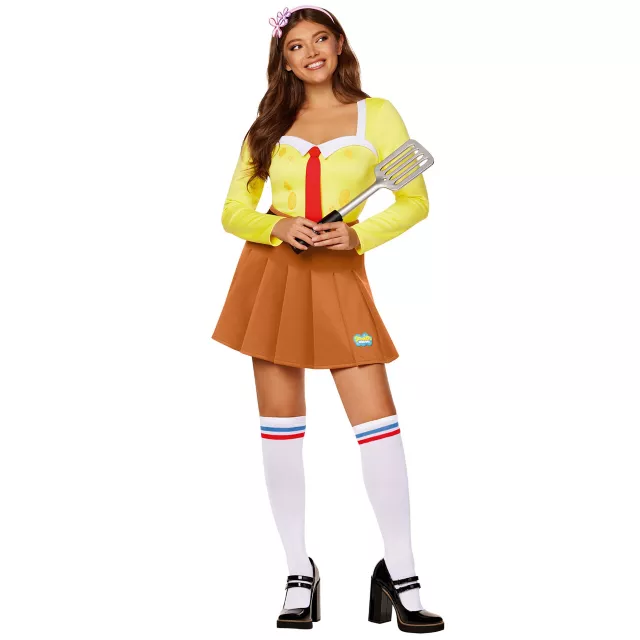 Womens 50s Cutie Dress Adult Costume Female Halloween Womens 50s Cutie Dress Adult Costume Female Halloween