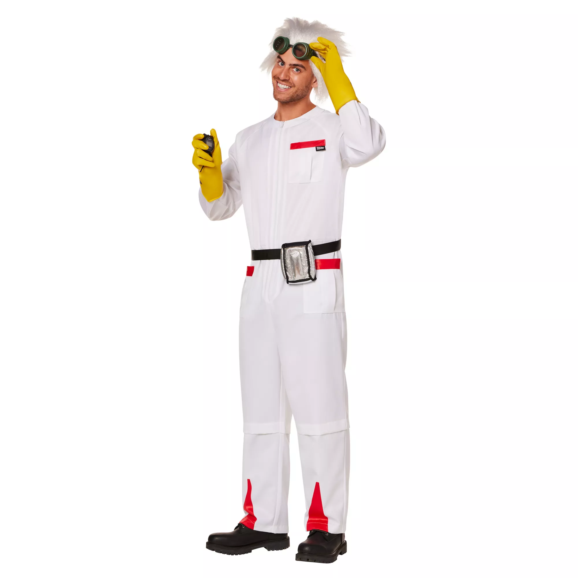 Adult Doc Brown Costume - Back to the Future at Spirit Halloween
