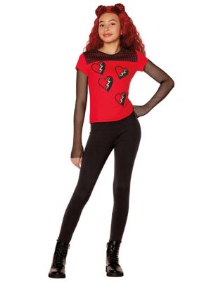open lace back dress Princess Red Descendants Cosplay Costume Descendants: The Rise of Red Heart Jacket Suit, XXL / Adult / Female main image 0