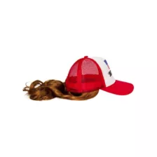 'Merica Trucker Hat with Attached Wig at Spirit Halloween