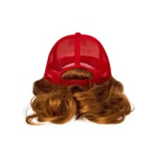 'Merica Trucker Hat with Attached Wig at Spirit Halloween