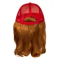 'Merica Trucker Hat with Attached Wig at Spirit Halloween