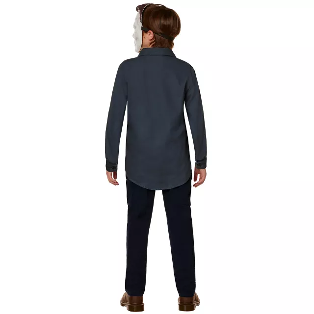 Kids Michael Myers Work Shirt and Mask Costume Kit - Halloween at Spirit Halloween