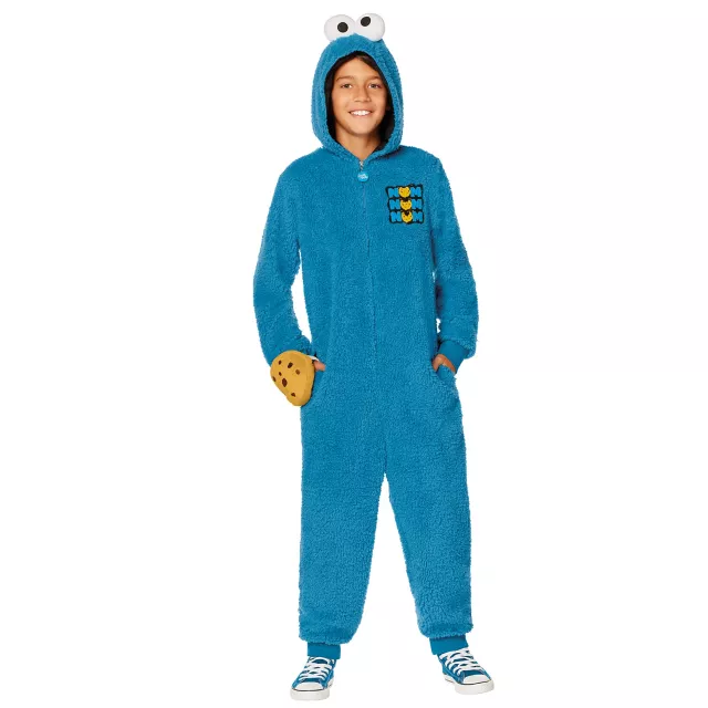 Kids Cookie Monster Jumpsuit - Sesame Street - Spirithalloween.com