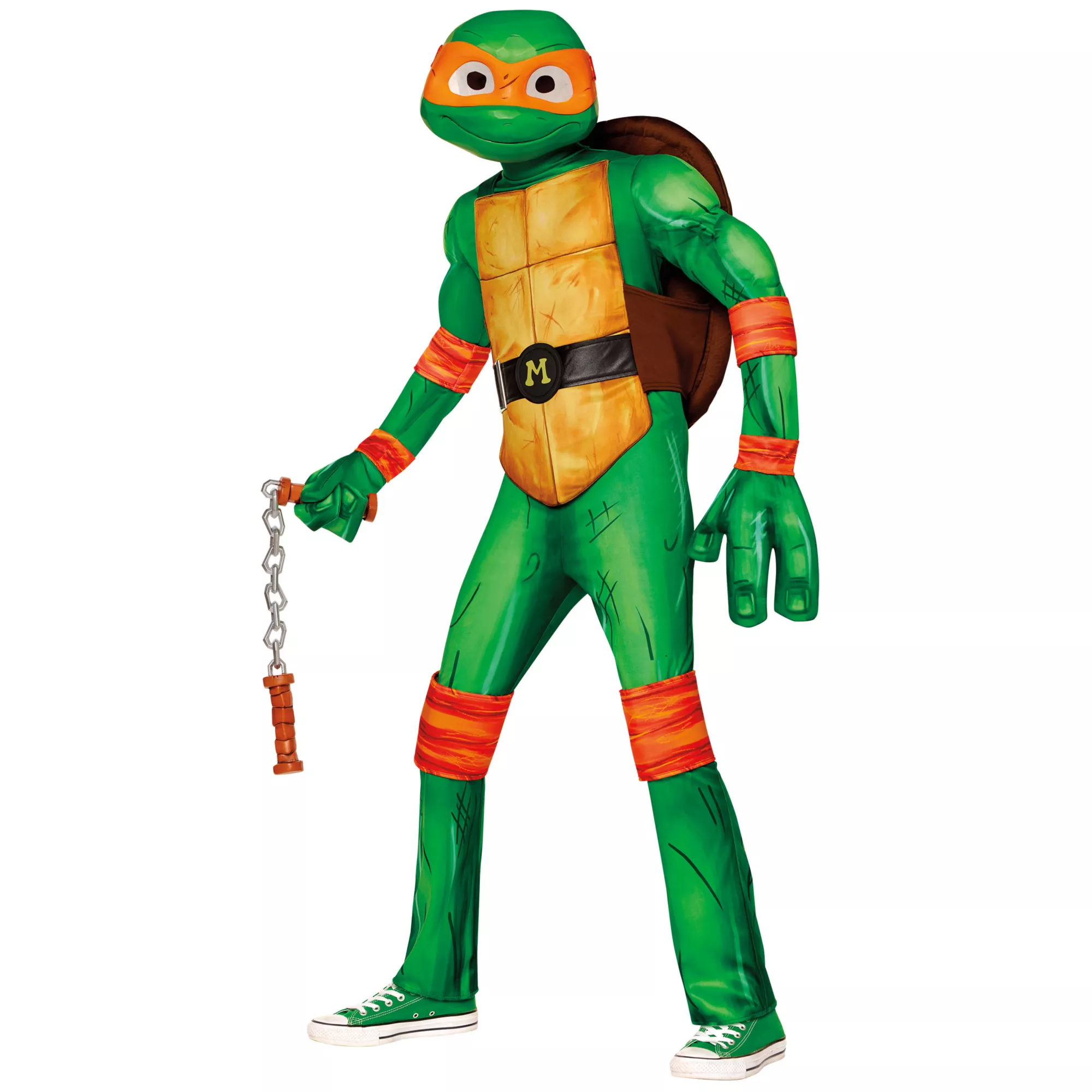 Kids Michaelangelo Costume Deluxe - TMNT Mutant Mayhem at Spencer's