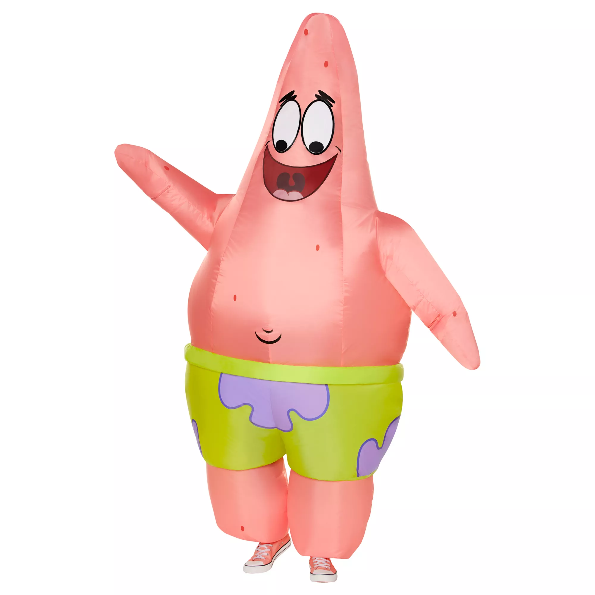 Adult Patrick Star Inflatable Costume Deluxe - SpongeBob SquarePants at Spirit Halloween
