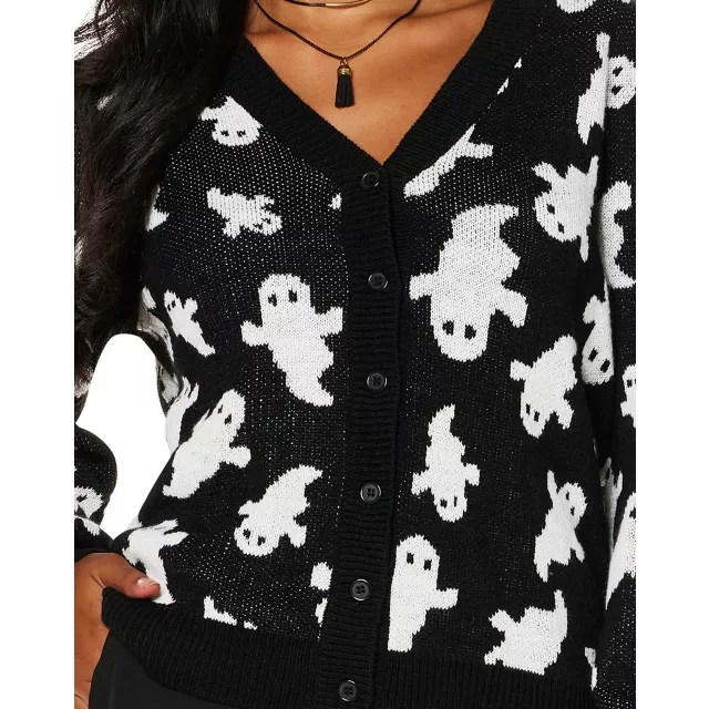 Ghost Cardigan - Spirithalloween.com
