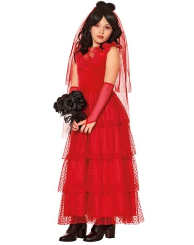 Kid's Bride Lydia Dress Costume - Beetlejuice by Spirit Halloween