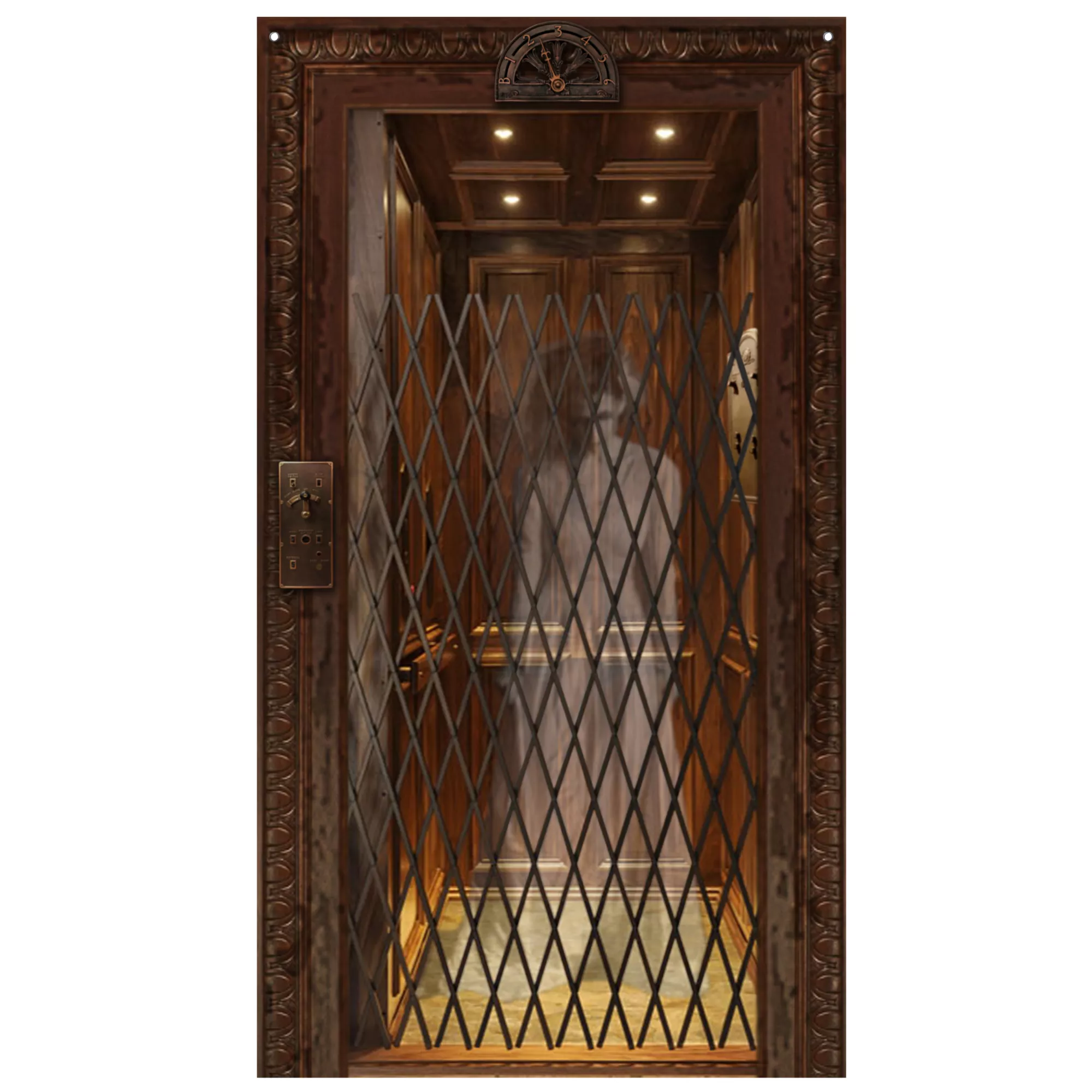 Ghost Elevator Door Cover at Spirit Halloween