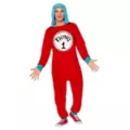 Adult Thing 1 and Thing 2 Jumpsuit Costume - Dr. Seuss at Spirit Halloween