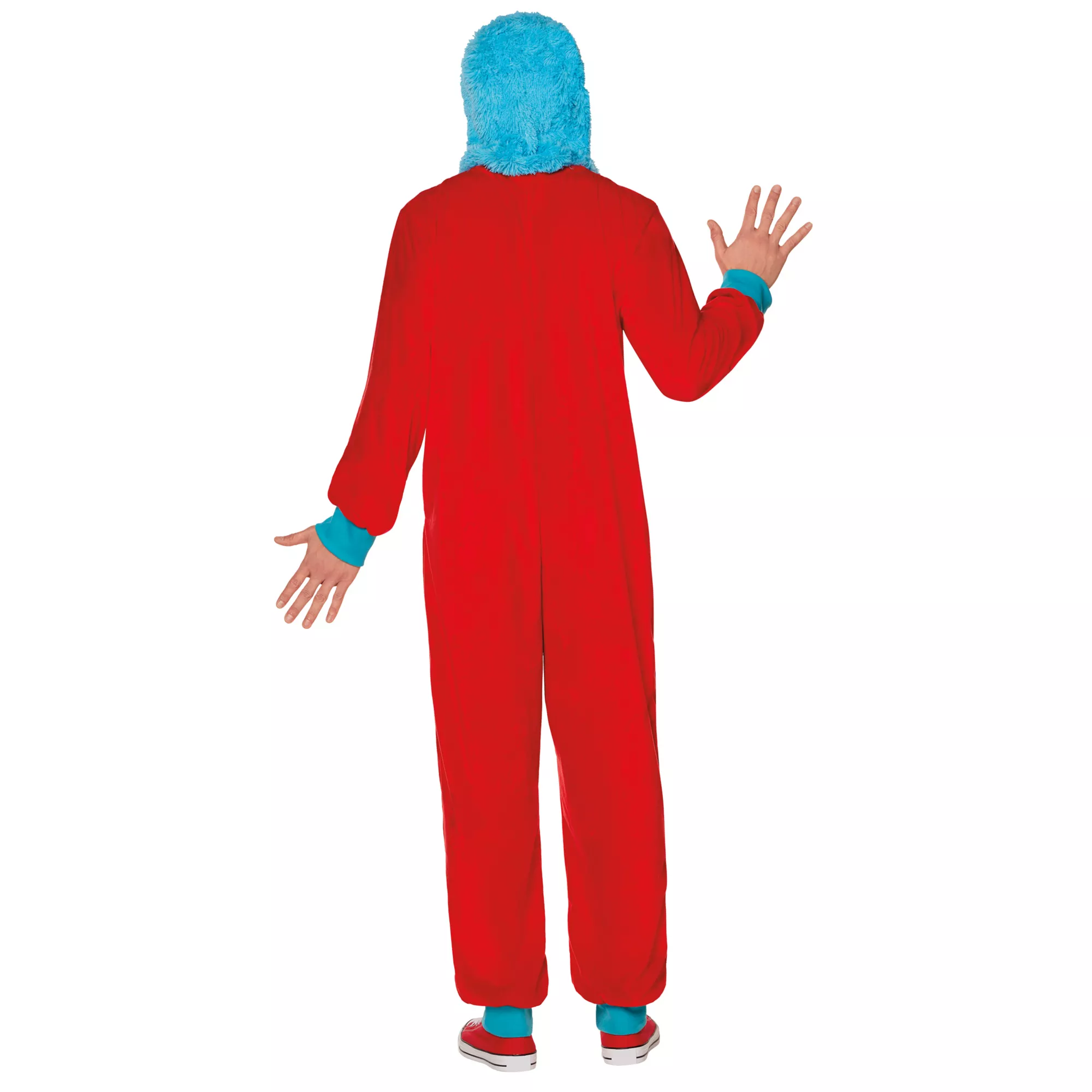 Adult Thing 1 and Thing 2 Jumpsuit Costume - Dr. Seuss at Spirit Halloween