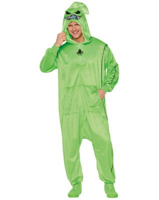 Adult Oogie Boogie Jumpsuit Costume - The Nightmare Before Christmas, Green, Large/X-Large - Spirit Halloween