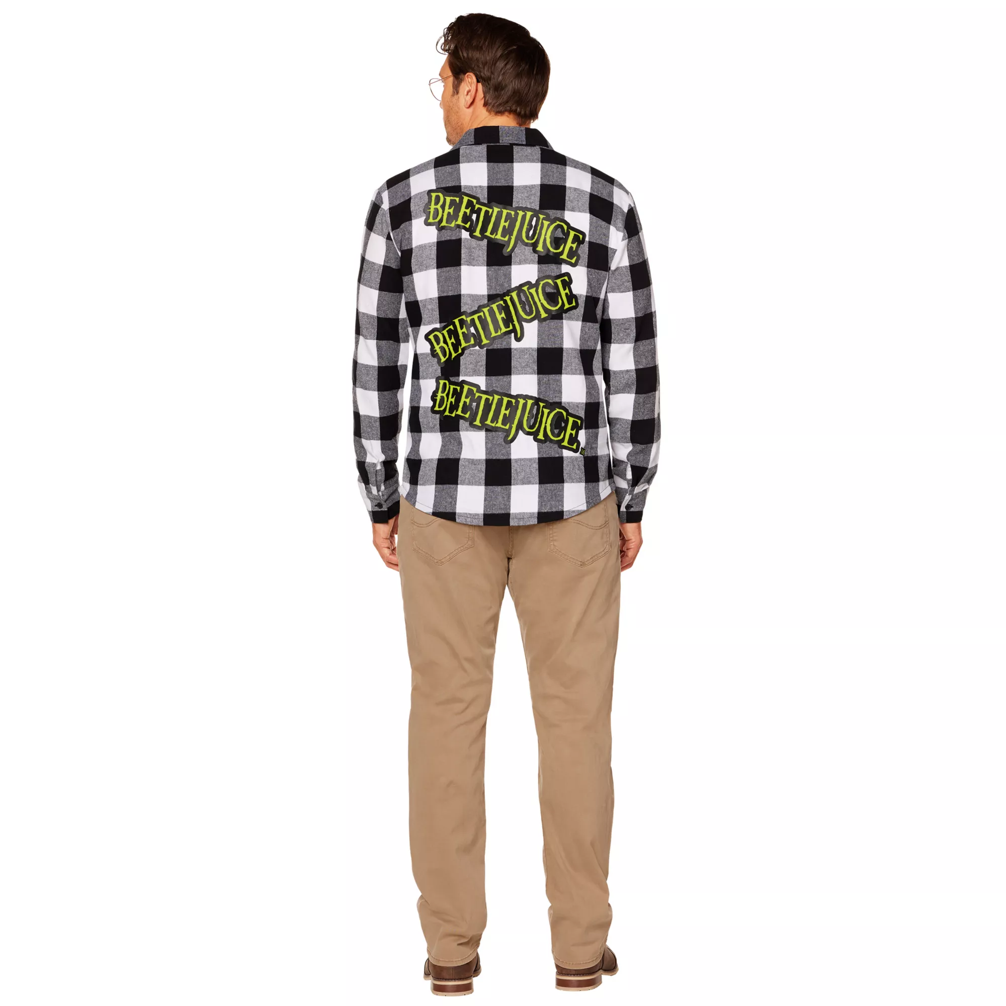 Adult Adam Maitland Flannel - Beetlejuice at Spencer's