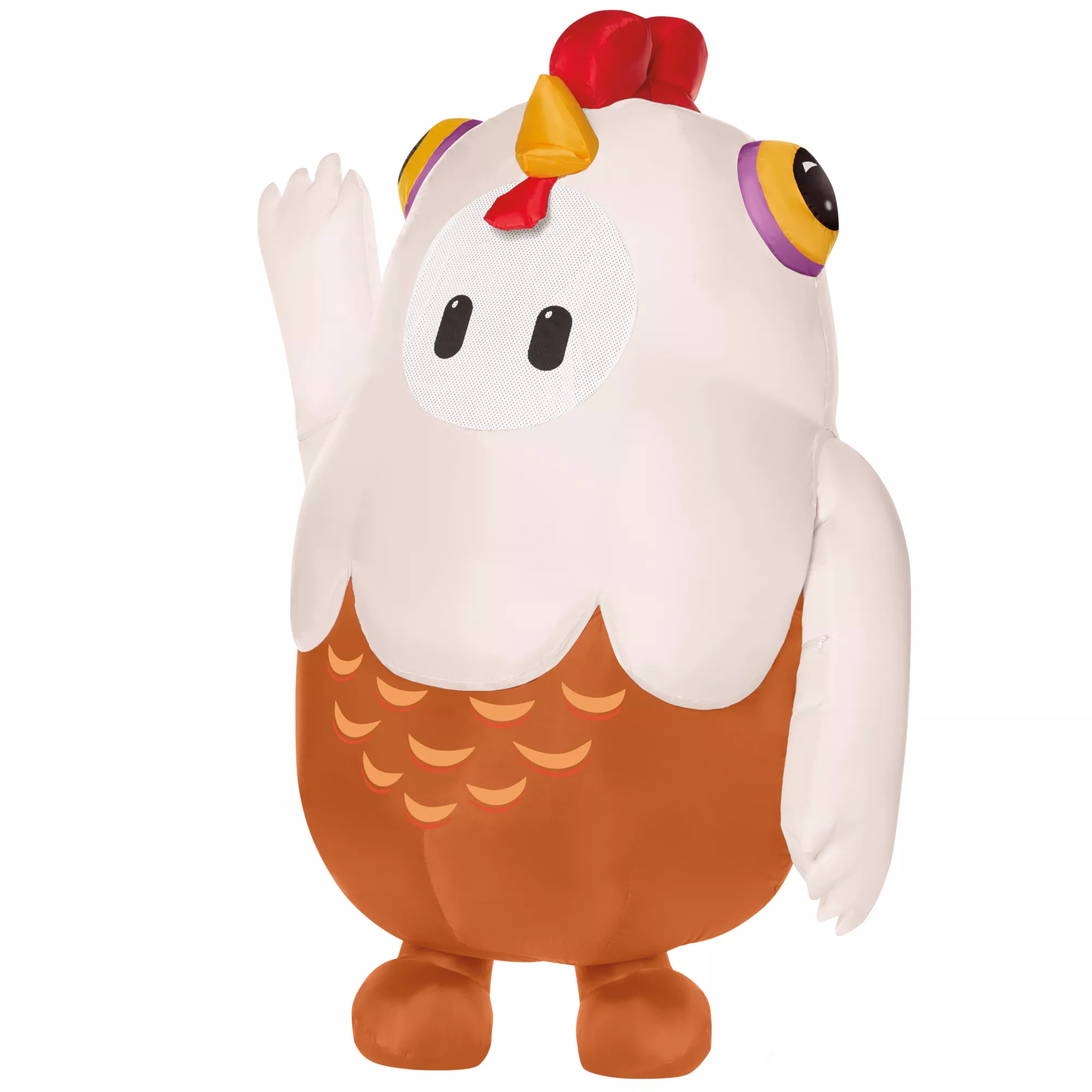 Adult Fall Guys Chicken Inflatable Costume at Spirit Halloween
