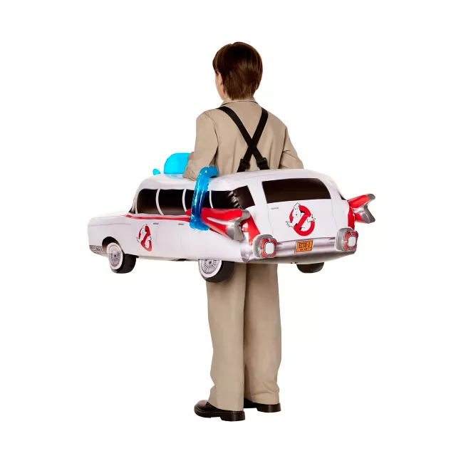 Kids Light-Up Ecto-1 Inflatable Ride-Along Costume - Ghostbusters at Spirit Halloween