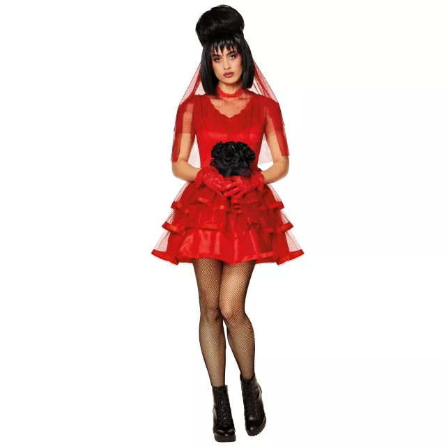 Lydia deetz red wedding dress on sale