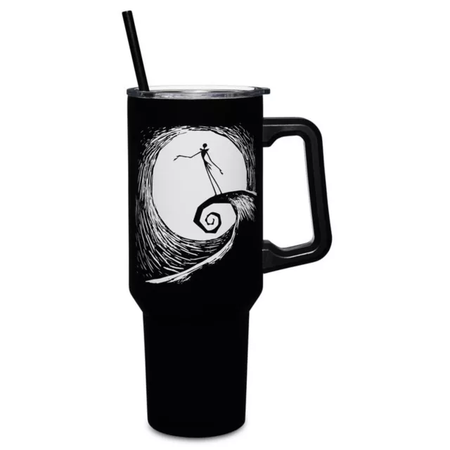 Jack Skellington Moon Silhouette Cup with Straw 40 oz. The Nightmare Before Christmas at Spirit Halloween