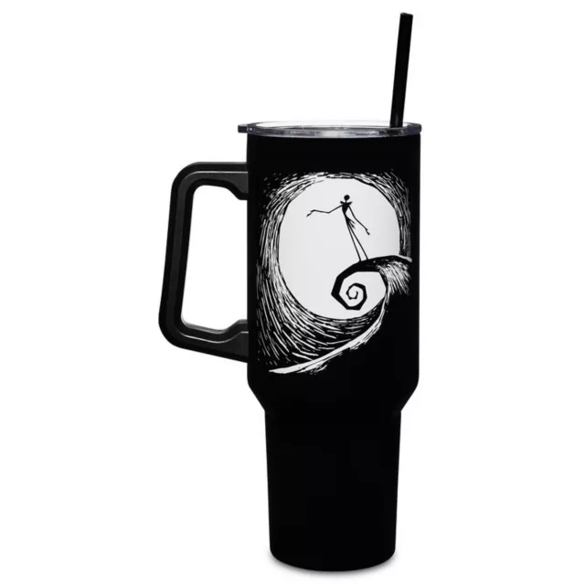 Jack Skellington Moon Silhouette Cup with Straw 40 oz. The Nightmare Before Christmas at Spirit Halloween