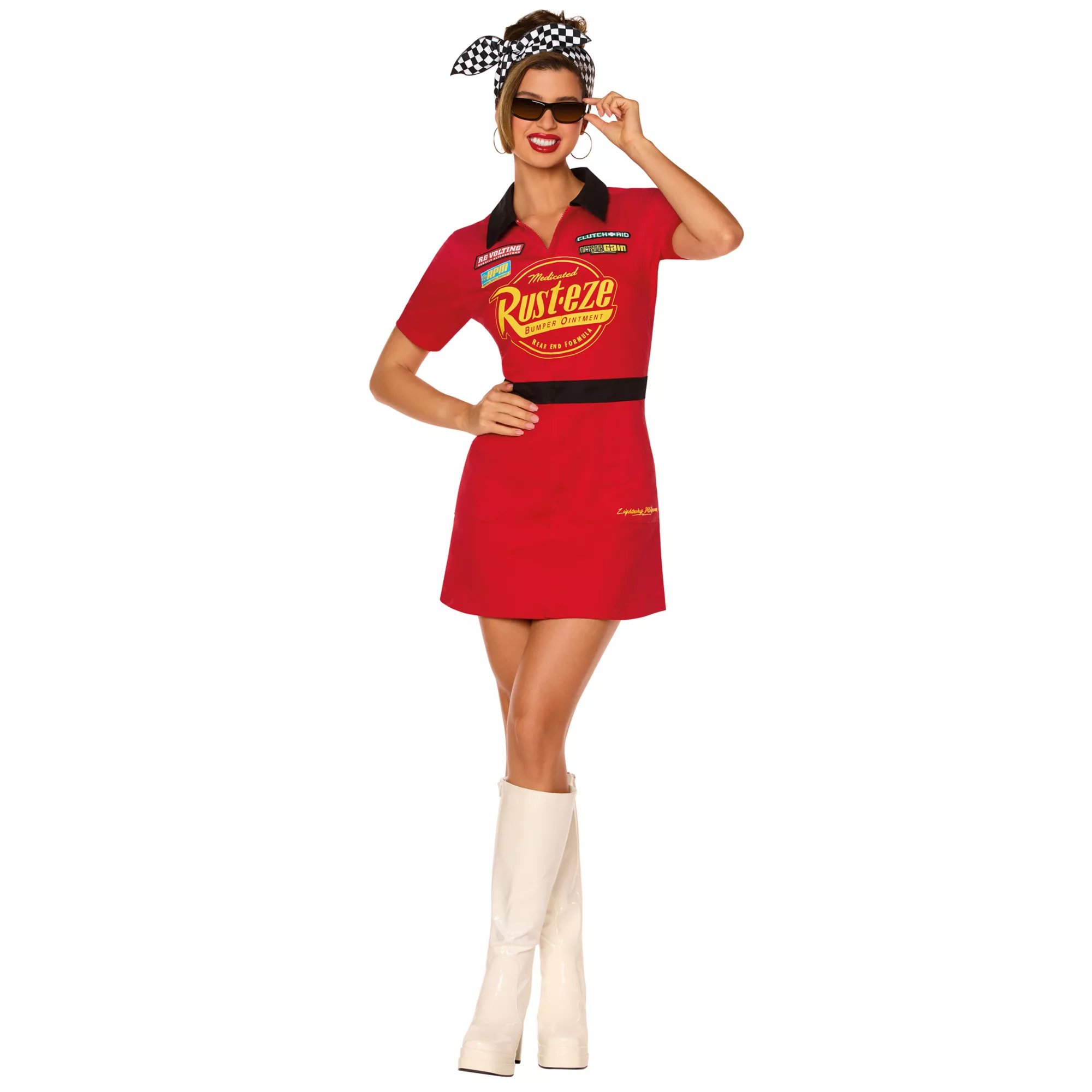 Adult Lightning McQueen Dress Costume - Cars at Spencer's