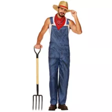Adult Farmer Overalls Costume at Spencer's