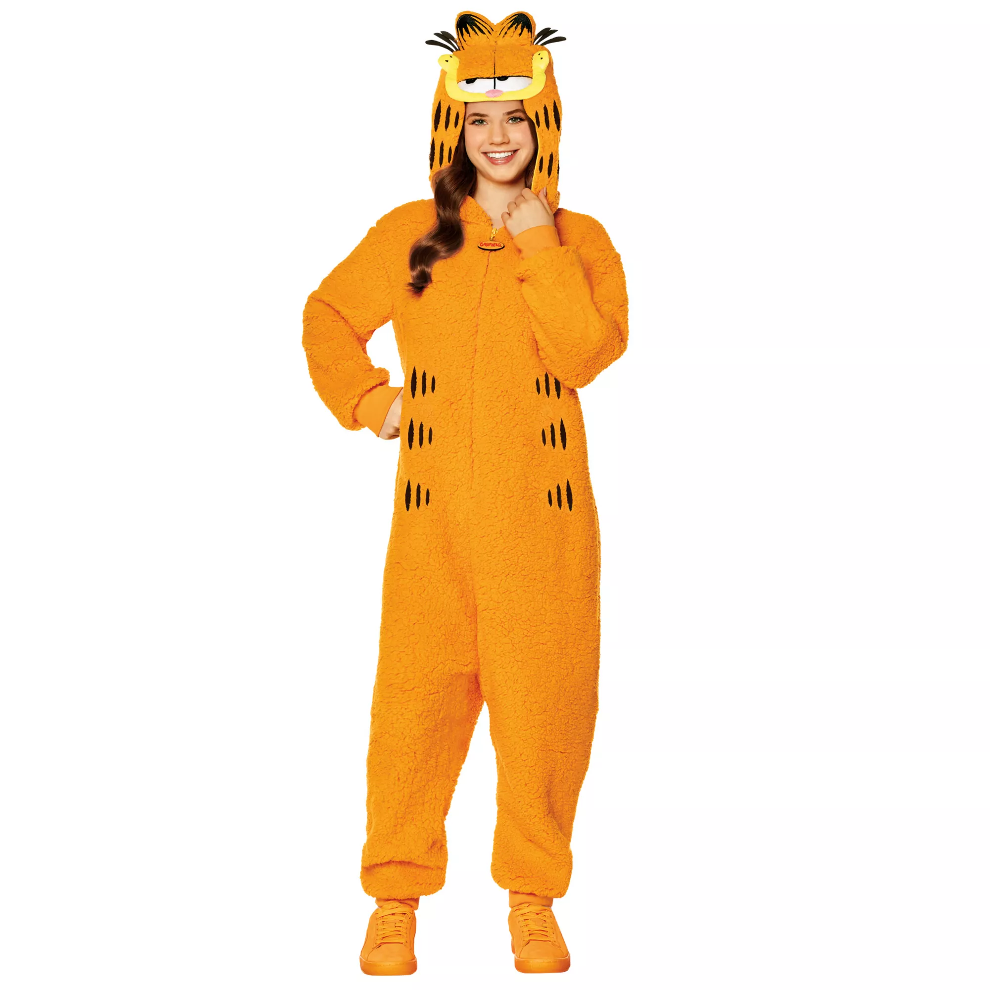 Kids Garfield Jumpsuit Costume at Spencer's
