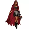 Adult Dark Red Riding Hood Costume at Spirit Halloween