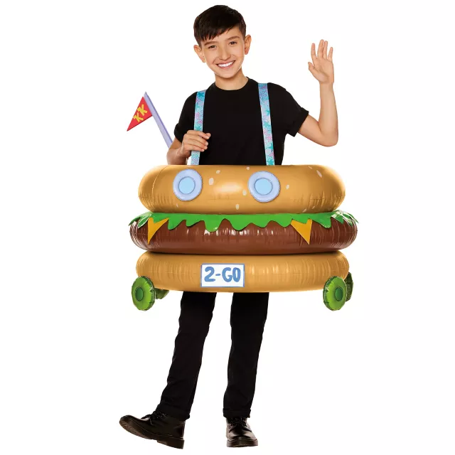 Kids Patty Wagon Ride-Along Inflatable Costume - SpongeBob SquarePants at Spirit Halloween