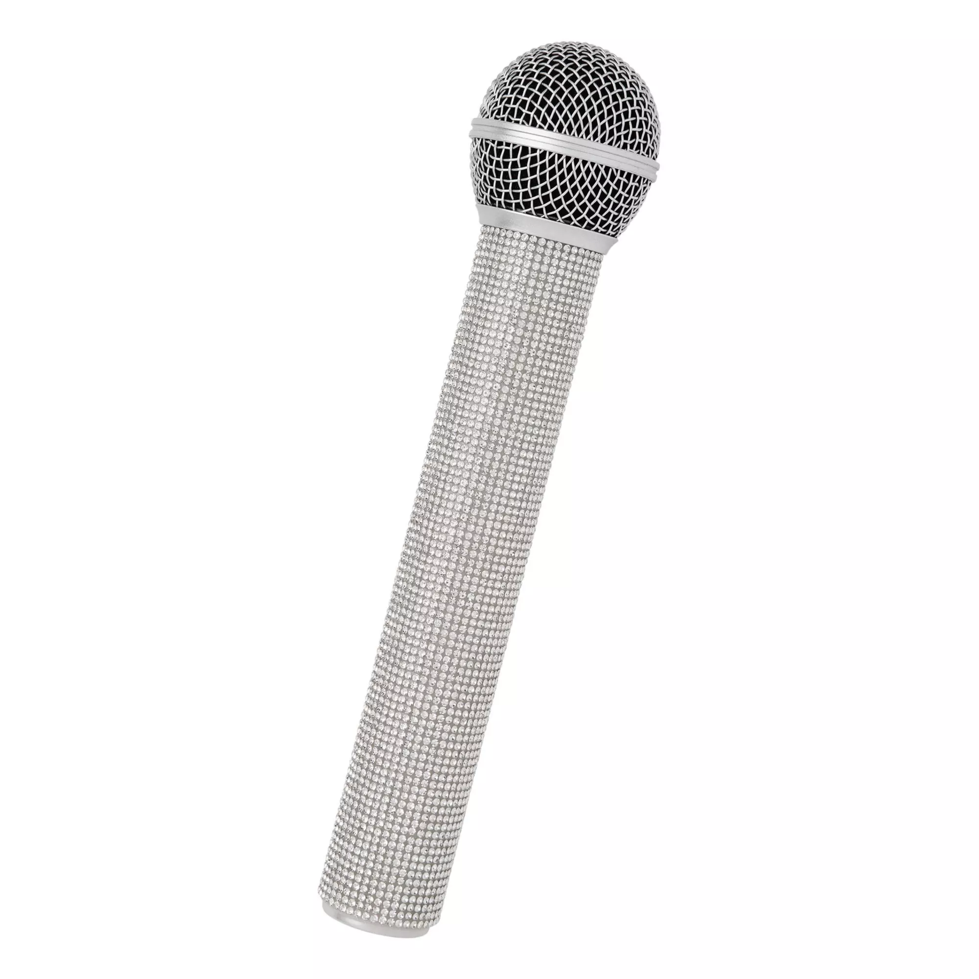 Clear Rhinestone Microphone at Spirit Halloween
