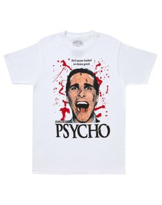 american psycho dress shirt Vintage American Psycho Shirt Mens Medium Horror Movie Promotion Christian  Bale