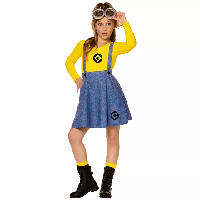 Kids Minions Suspender Skirt - Spirithalloween.com