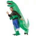 Adult T. Rex Abduction Inflatable Costume at Spencer's