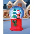 6 Ft Light-Up Santa Snow Globe Inflatable Decoration at Spirit Halloween