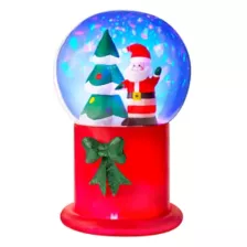 6 Ft Light-Up Santa Snow Globe Inflatable Decoration at Spirit Halloween