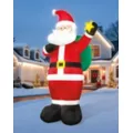 20 Ft Light-Up Animated Santa Inflatable Decoration at Spirit Halloween