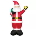 20 Ft Light-Up Animated Santa Inflatable Decoration at Spirit Halloween
