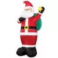 20 Ft Light-Up Animated Santa Inflatable Decoration at Spirit Halloween