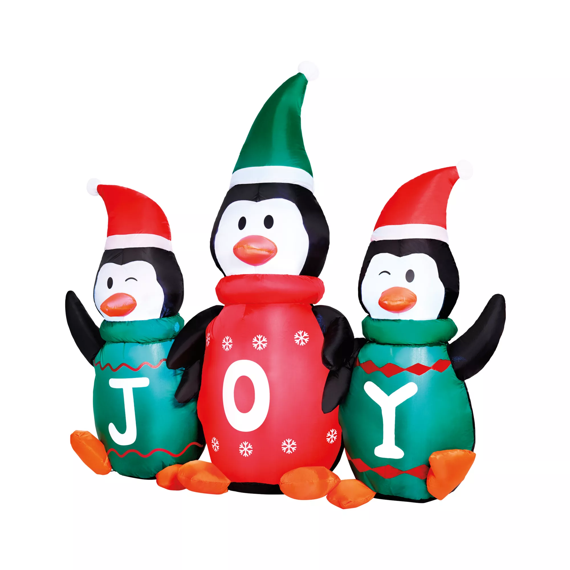 5 Ft 6 In Light-Up Musical Penguin Trio Inflatable Decoration at Spencer's