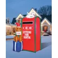 5 Ft 11 In Light-Up Santa Paws Mailbox Inflatable Decoration at Spencer's