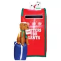 5 Ft 11 In Light-Up Santa Paws Mailbox Inflatable Decoration at Spencer's