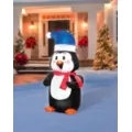 2 Ft Light-Up Penguin Mini Inflatable Decoration at Spirit Halloween